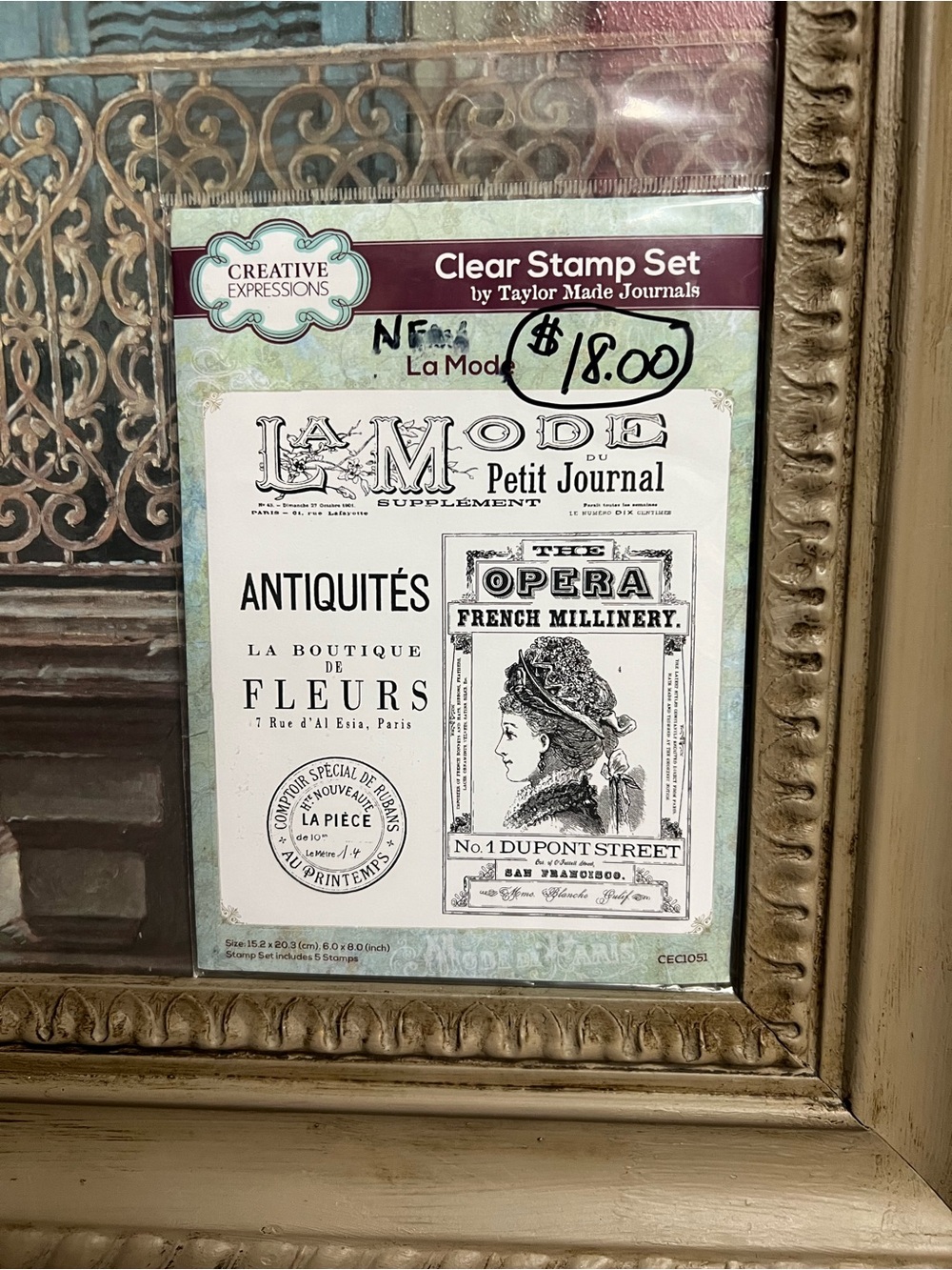 Creative Expressions Clear Stamp Set “La Mode”